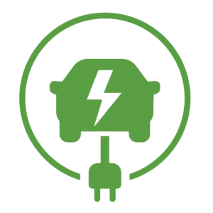 Electric Car Symbol G Road Marking