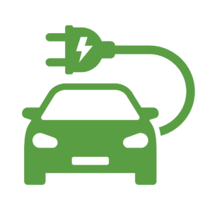 Electric Car Symbol D Road Marking