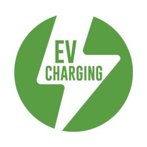 Lightning EV Charging Symbol Car Park Marking Light Green