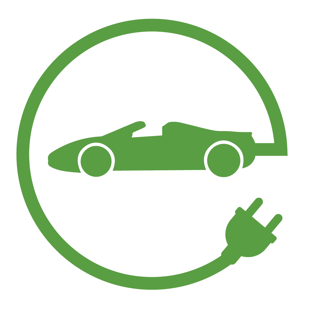 Sports EV Car Park Marking Light Green